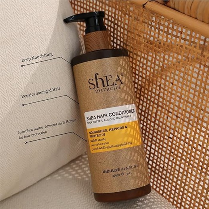 Shea Miracles Hair Cond Almond Oil & Honey 300ml