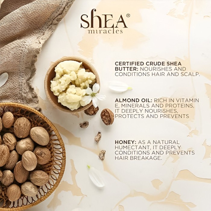 Shea Miracles Hair Shampoo Almond Oil & honey 1l