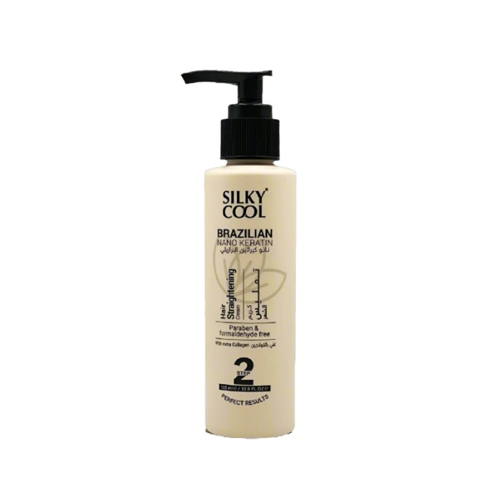 Silky Cool Brazilian Nano Keratin Hair Straightening INDIVIDUAL – 120ml (4-Step Treatment) Smooth, Straighten, Nourish & Shine Professional Grade Hair Care