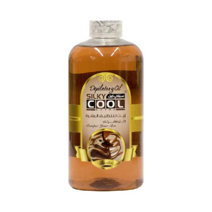 Silky Cool Depilatory Oil 500 Ml - Chocolate