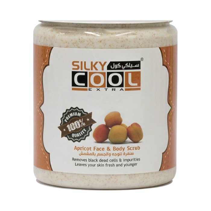 Silky Cool Face & Body Scrub 1000 Ml - Apricot