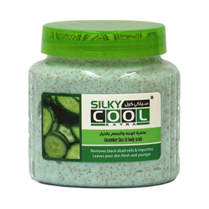 Silky Cool Face & Body Scrub 300 Ml - Cucumber