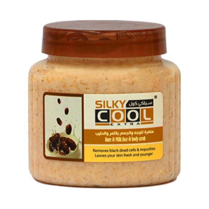 Silky Cool Face & Body Scrub 300 Ml - Date & Milk