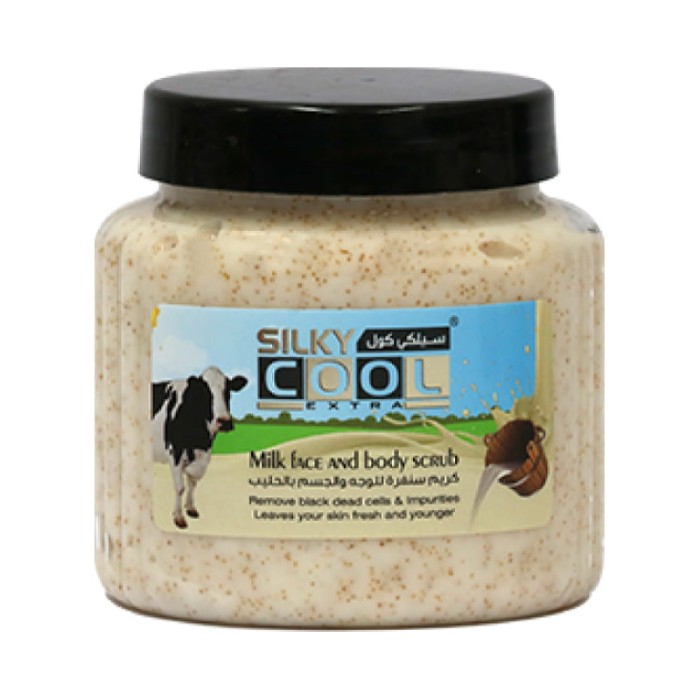 Silky Cool Face & Body Scrub 300 Ml - Milk