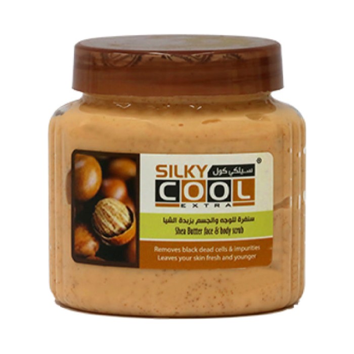 Silky Cool Face & Body Scrub 300 Ml - Shea Butter