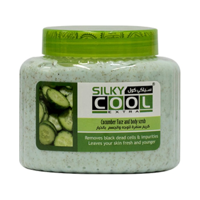 Silky Cool Face & Body Scrub 500 Ml - Cucumber
