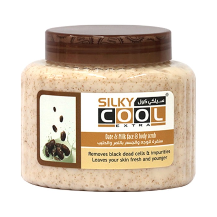 Silky Cool Face & Body Scrub 500 Ml - Date & Milk