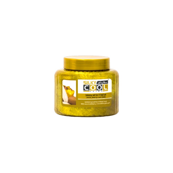 Silky Cool Face & Body Scrub Gel 300 ml - Gold