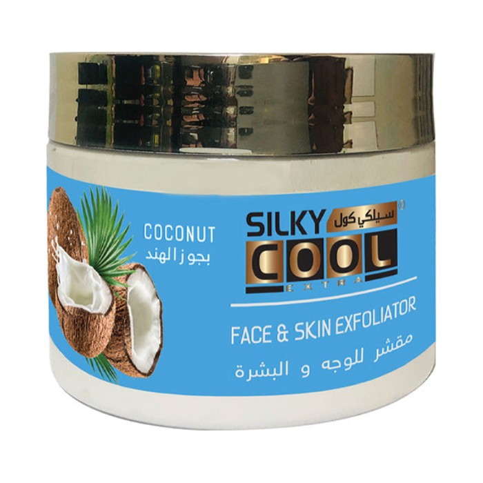 Silky Cool Face & Skin Exfoliator 350 Ml Coconut