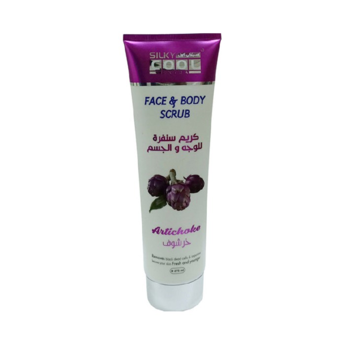 Silky Cool Facial Face & Body Scrub Tube 275 Ml - Artichoke