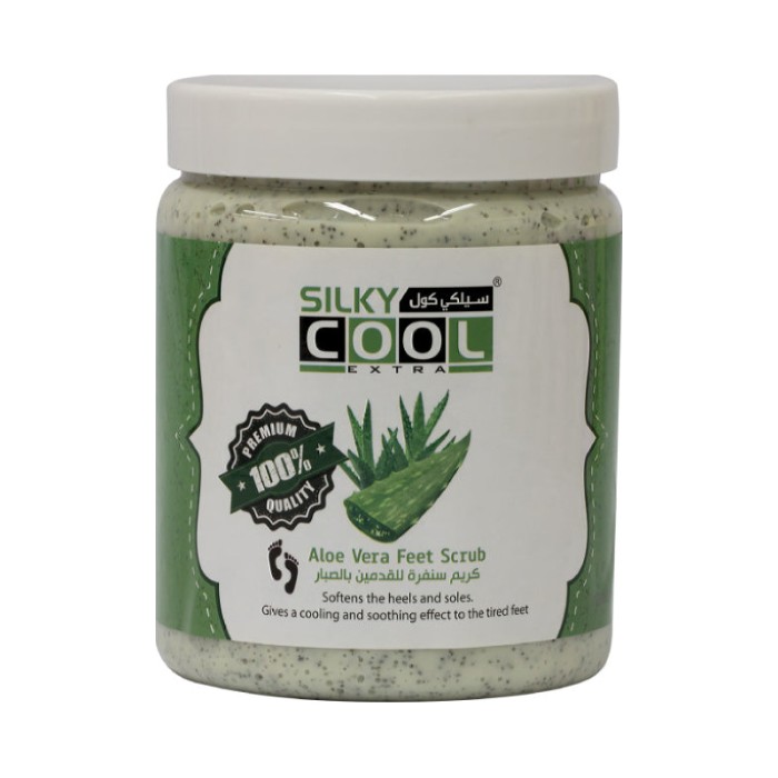 Silky Cool Feet Scrub 1000 Ml - Aloe Vera