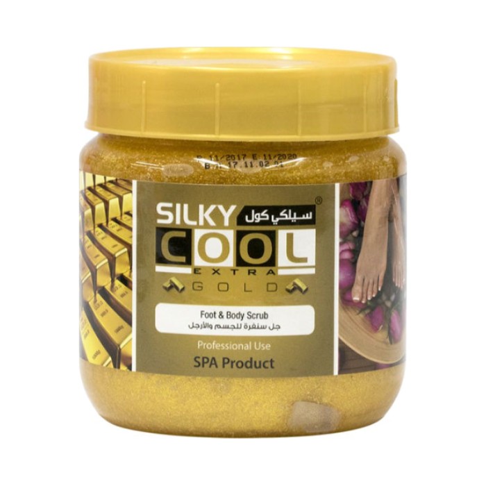 Silky Cool Foot & Body Gel Scrub 500 Ml - Gold