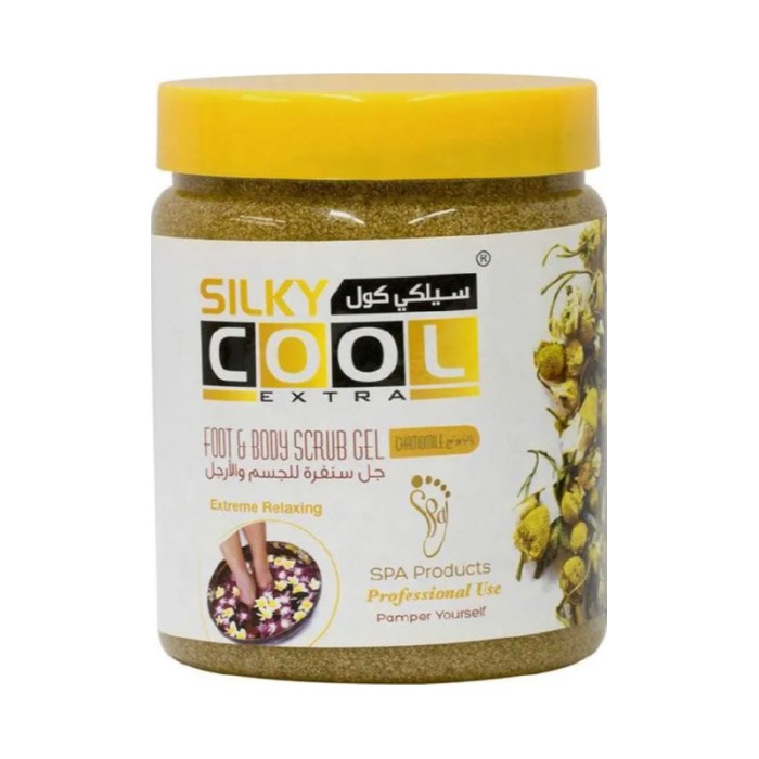 Silky Cool Foot & Body Scrub Gel 1 Litre - Chamomile