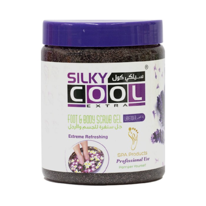 Silky Cool Foot & Body Scrub Gel 1 Litre - Lavender