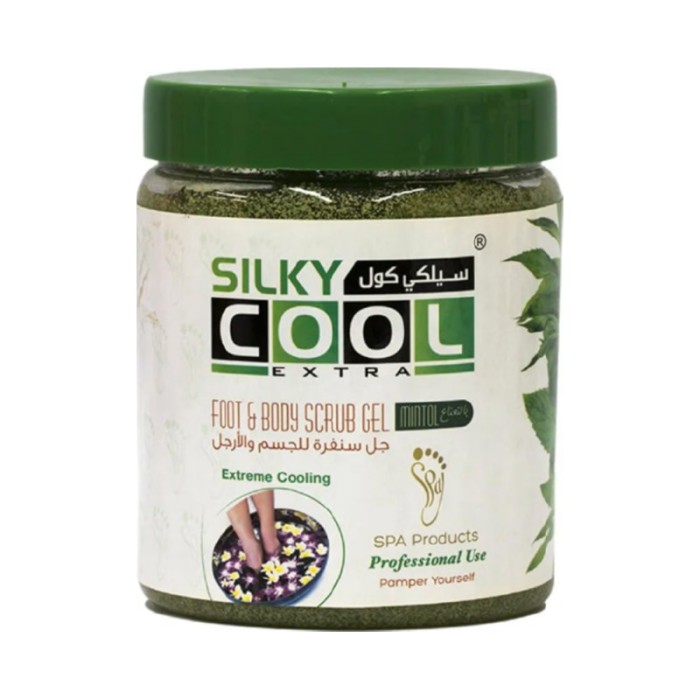 Silky Cool Foot & Body Scrub Gel 1 Litre - Mint