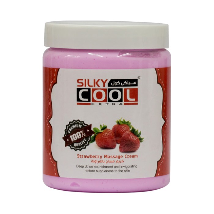 Silky Cool Massage Cream 1000 Ml - Strawberry