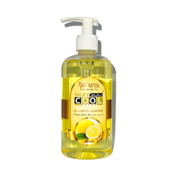 Silky Cool Massage Oil 500 Ml - Lemon