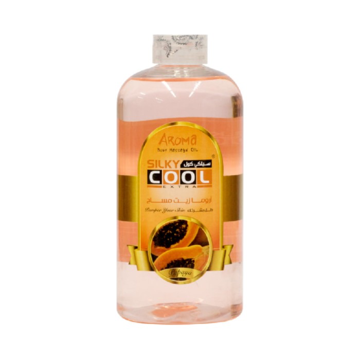 Silky Cool Massage Oil 500 Ml - Papaya