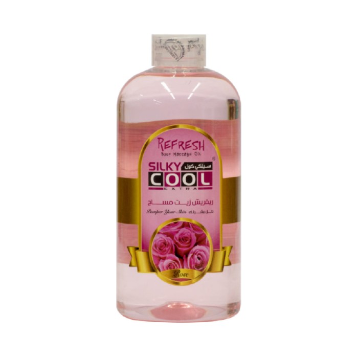 Silky Cool Massage Oil 500 Ml - Rose