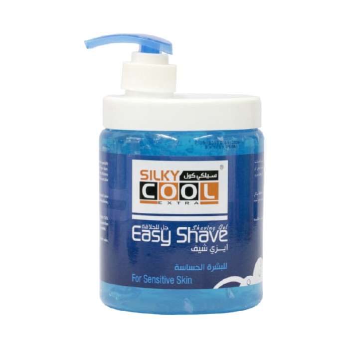 Silky Cool Shaving Gel 1000 Ml Jar Pump - Sensitive