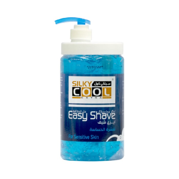 Silky Cool Shaving Gel 1500 Ml Jar With Pump - Sensitive