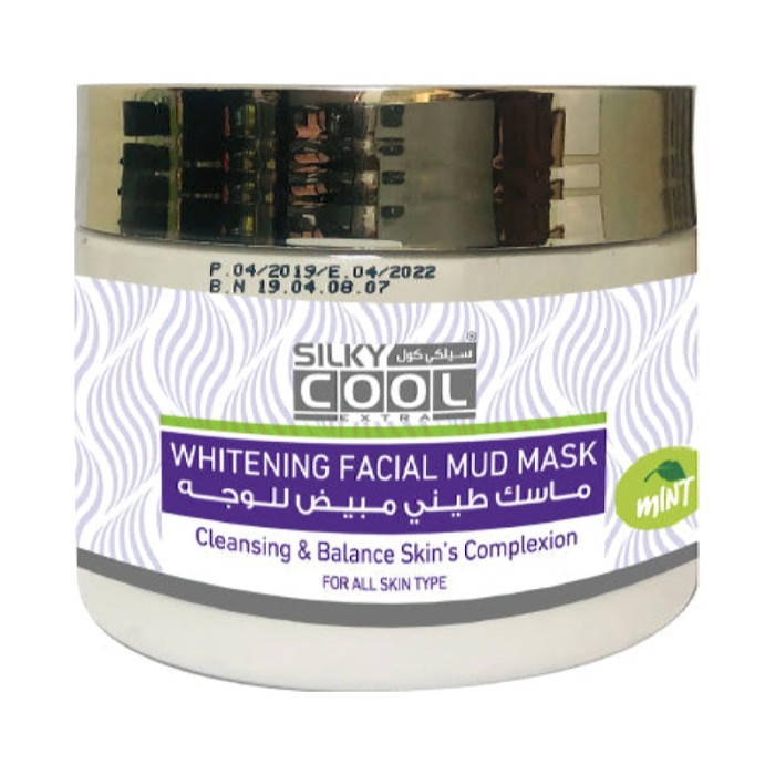 Silky Cool Whitening Facial Mud Mask 350 Ml - Mint
