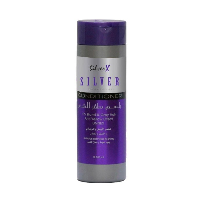 SilverX Deep Conditioning Purple Conditioner – Nourishes, Hydrates & Repairs Blonde, Silver & Highlighted Hair – Anti-Brass Formula, Salt & Sulfate Free – Soft, Manageable, Radiant Hair – 350ml