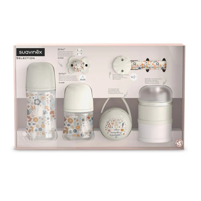 Suavinex Welcome Baby Feeding Gift Set of 5 Beige