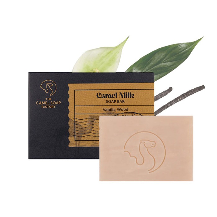 The Camel Soap Factory Arabian Milled Collection Vanilla Wood Milled Soap Bar 140g