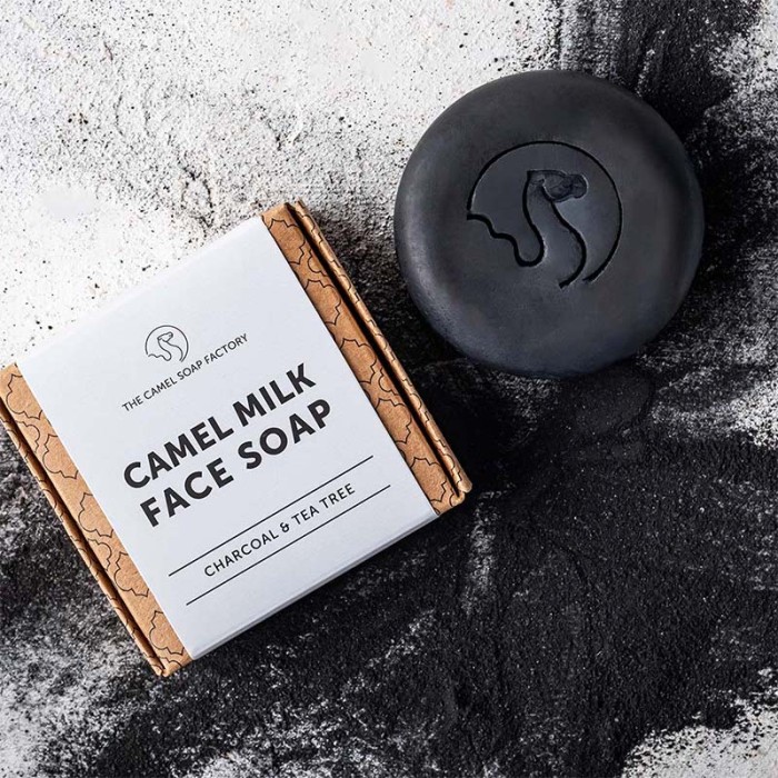The Camel Soap Factory Charcoal Detox Face Soap Bar 75g