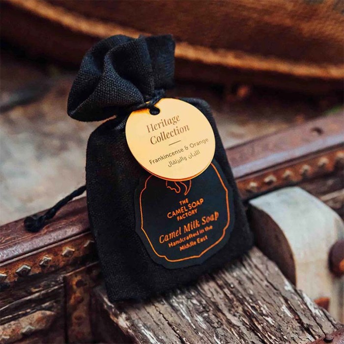 The Camel Soap Factory Frankincense & Orange Heritage Soap Bar 95g
