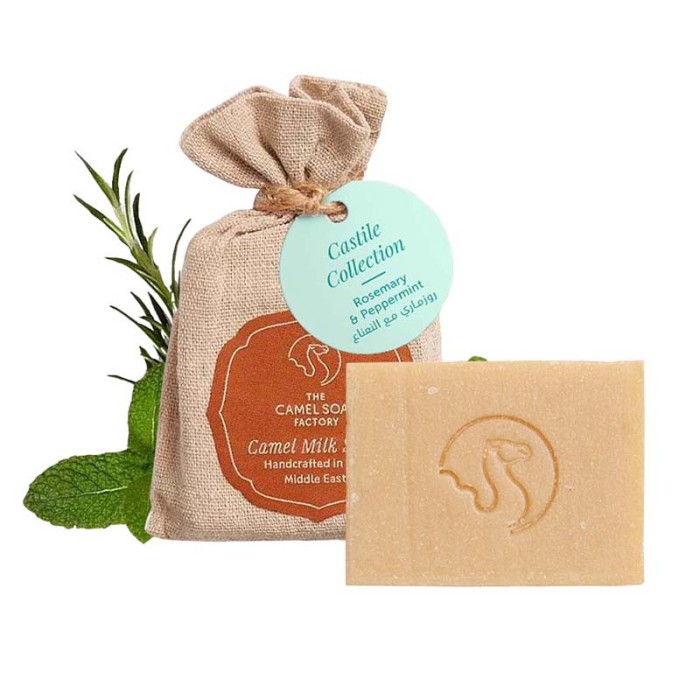 The Camel Soap Factory Rosemary & Peppermint Castile Soap Bar 95g