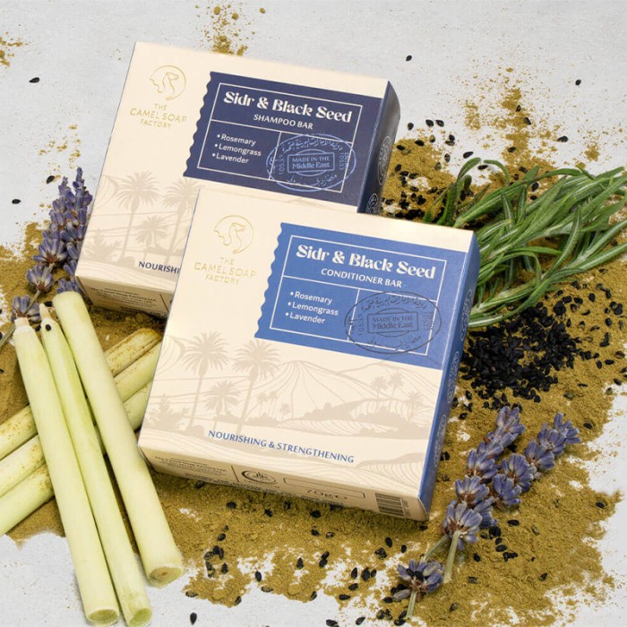 The Camel Soap Factory Sidr & Black Seed Shampoo Bar 75g
