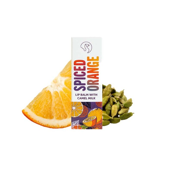 The Camel Soap Factory Spiced Orange Lip Balm with Camel Milk 10g