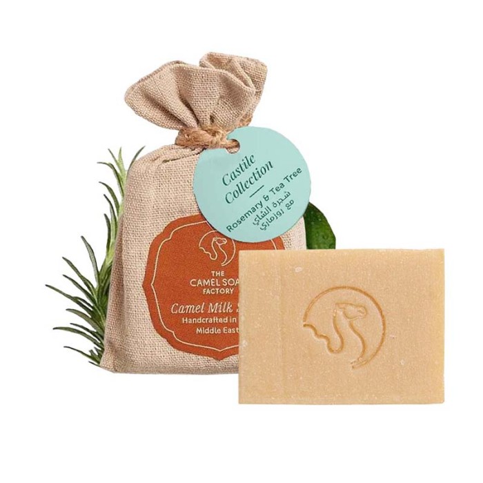 The Camel Soap Factory Tea Tree & Rosemary Castile Soap Bar 95g
