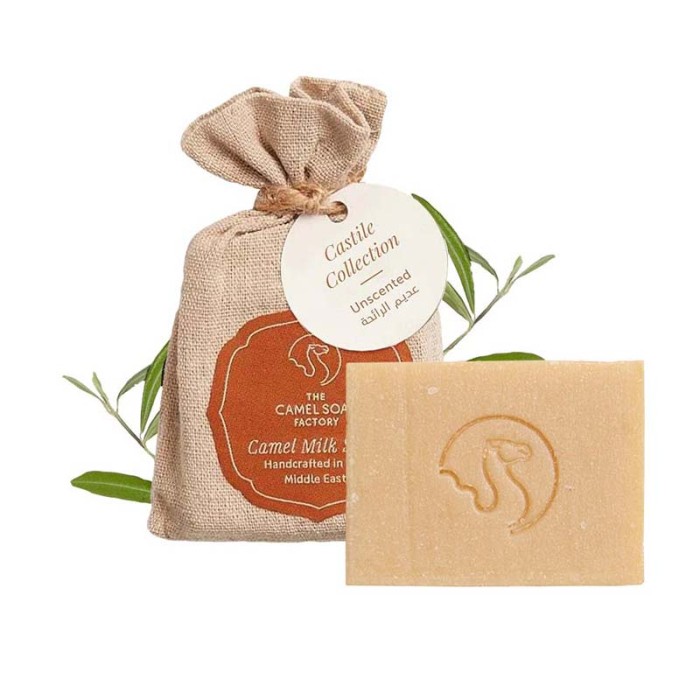 The Camel Soap Factory Unscented Castile Soap Bar 95g