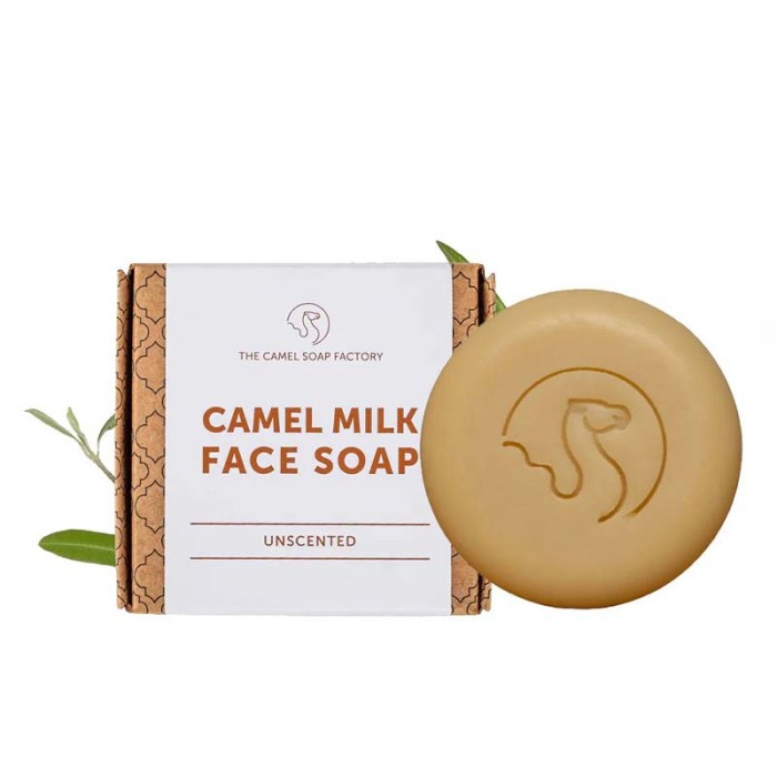 The Camel Soap Factory Unscented Face Soap Bar 75g