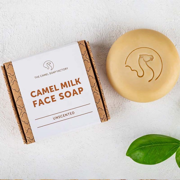 The Camel Soap Factory Unscented Face Soap Bar 75g