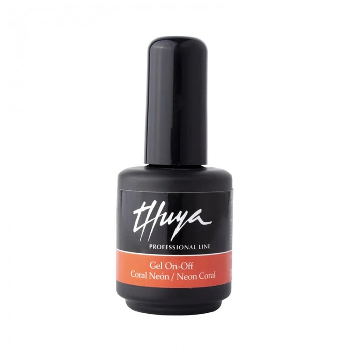 Thuya Gel On Off 14ml, Neon Coral