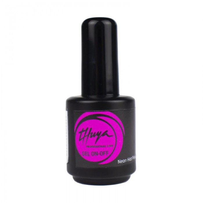 Thuya Gel On Off 14ml, Neon Hot Pink