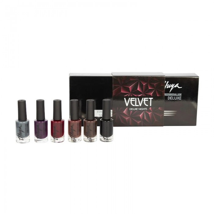 Thuya Kit Esmaltes Deluxe Nail Polish Velvet Line (6 Pcs)