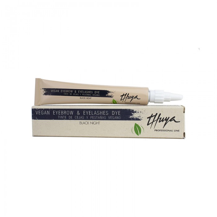 Thuya Vegan Eyebrow and Eyelash Tint, Black Night