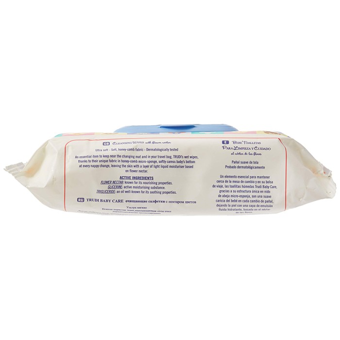 Trudi Baby Care Cleansing Wipes 72 Pack