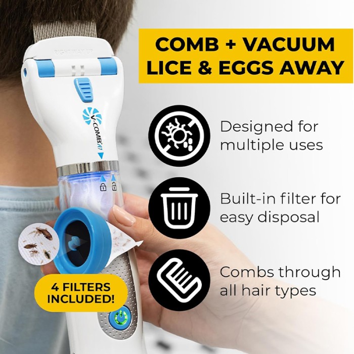 V Comb Innovative Lice Eliminator Model A1