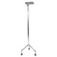 WOLAID Adjustable Aluminium Quad Cane 3 Leg
