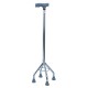 WOLAID Adjustable Aluminum Quad 4 Legged Cane