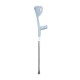 WOLAID Adjustable Lightweight Heavy Duty Forearm Crutch Gray