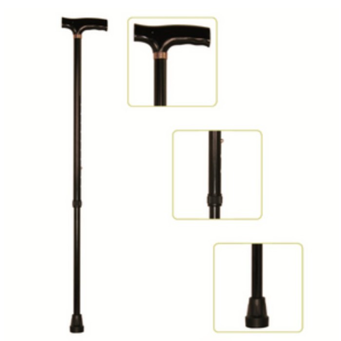 WOLAID Adjustable Lightweight T Handle Walking Cane