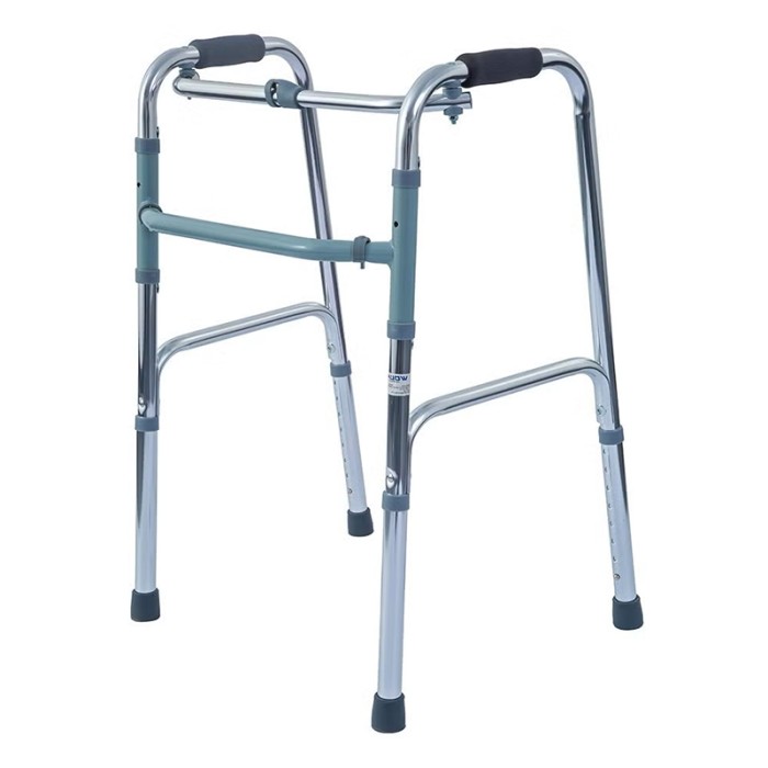 WOLAID Button Folding Hight Adjustable Walker