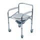 WOLAID Commode Chair With Wheel